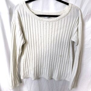 Sonoma Lauren Lane White Sweater Size Small
